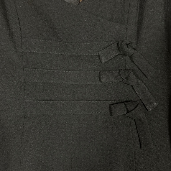 VINTAGE Nicole Miller Evening Gown Black Size 6 - Picture 3 of 12